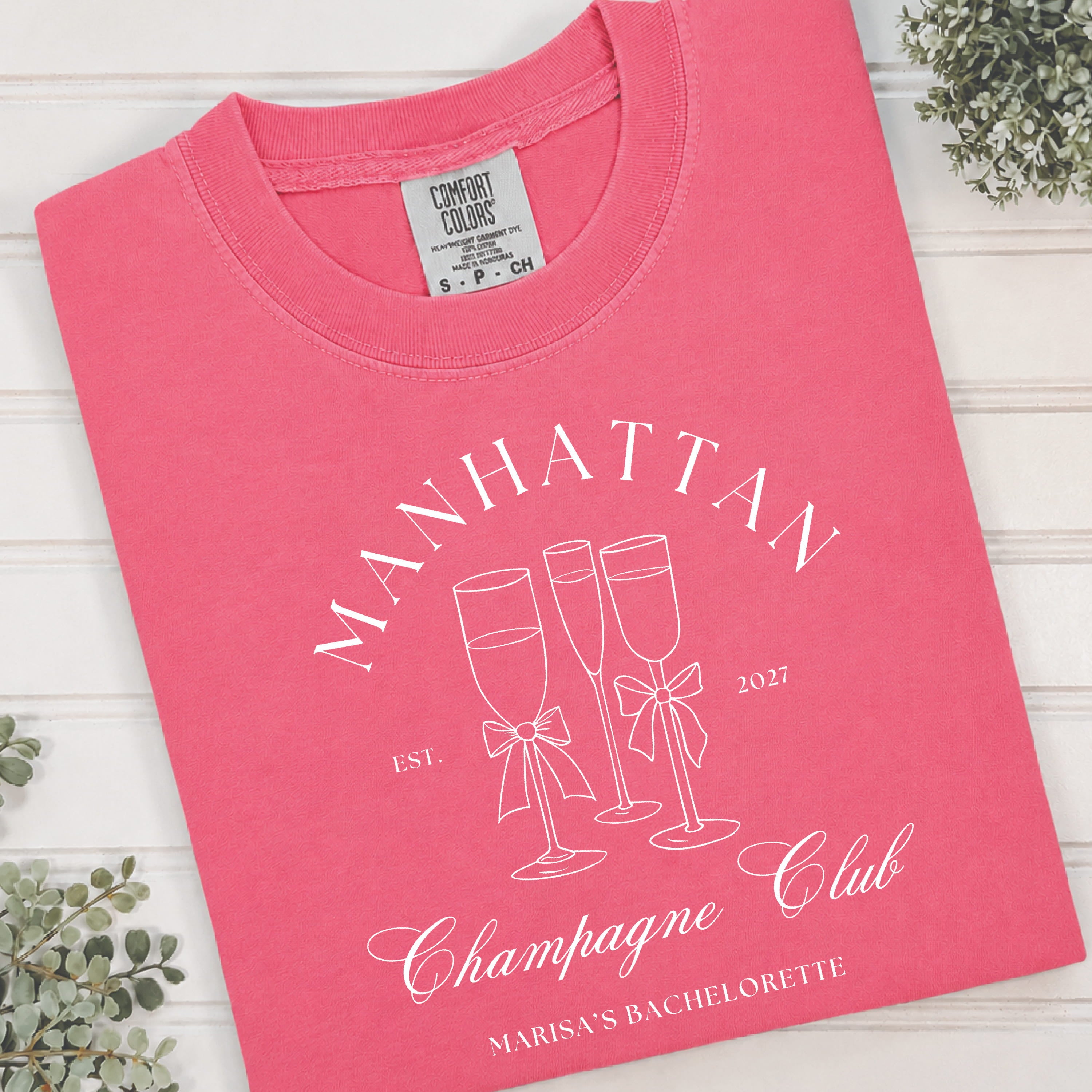 Champagne Club Bachelorette T-Shirt