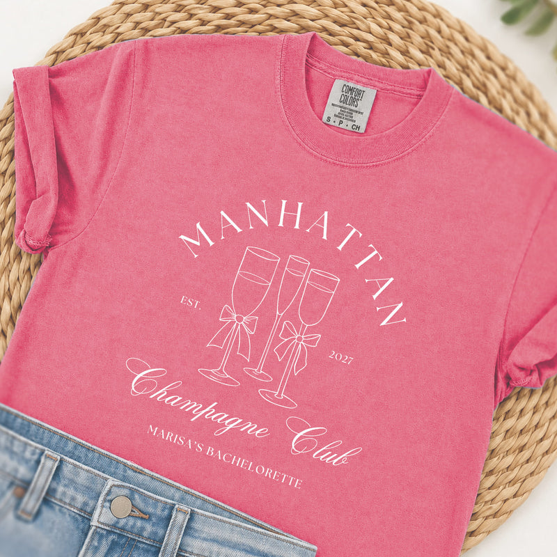Champagne Club Bachelorette T-Shirt