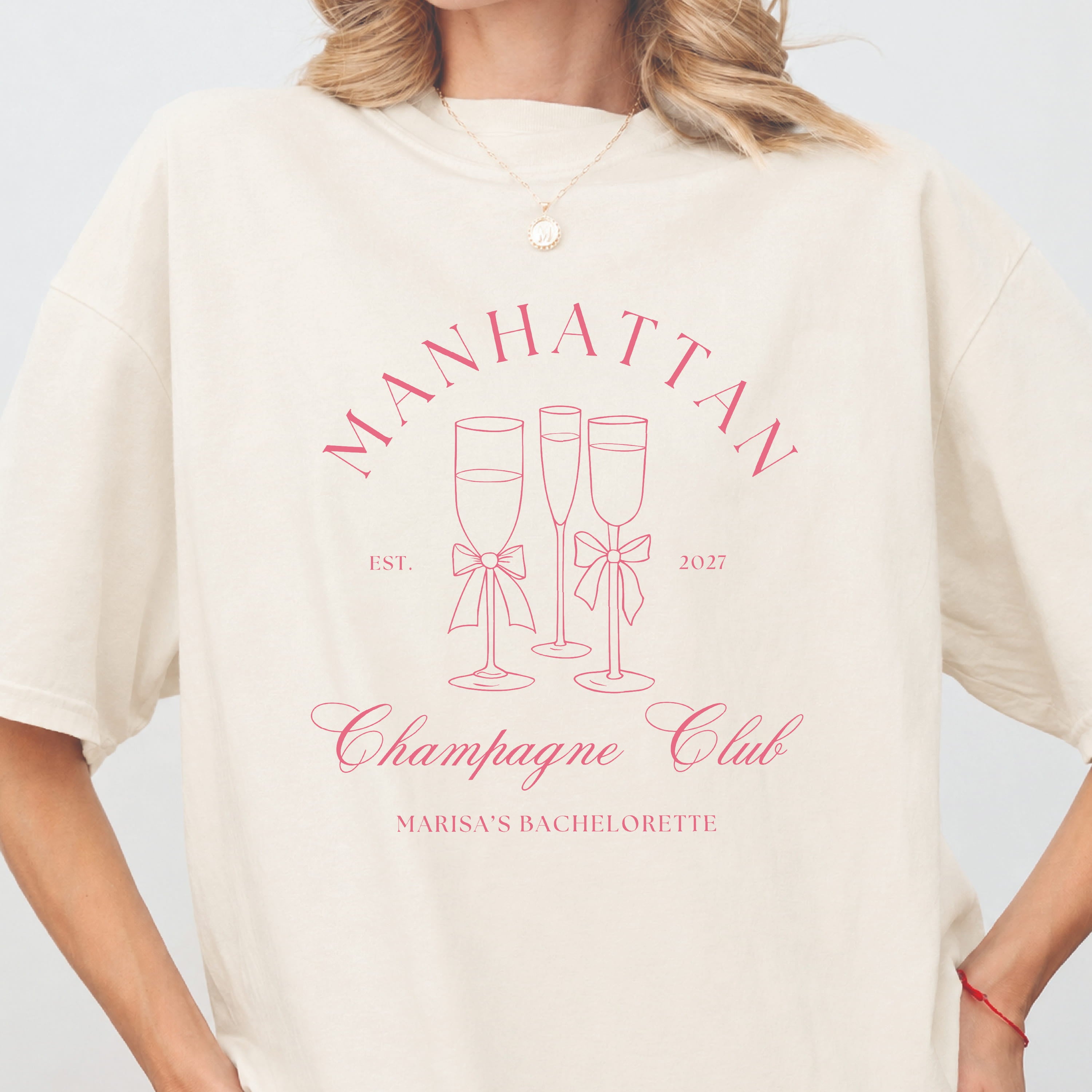 Champagne Club Bachelorette T-Shirt
