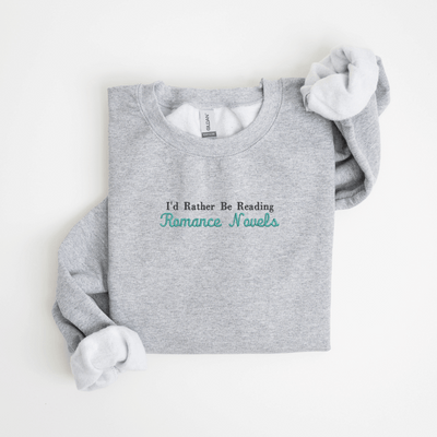 I'd Rather Be Reading Custom Sweatshirt - Barn Street Designs