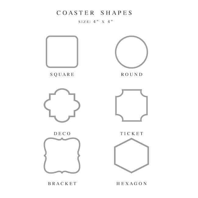 Custom Illustrated Pet Coasters - Coasters