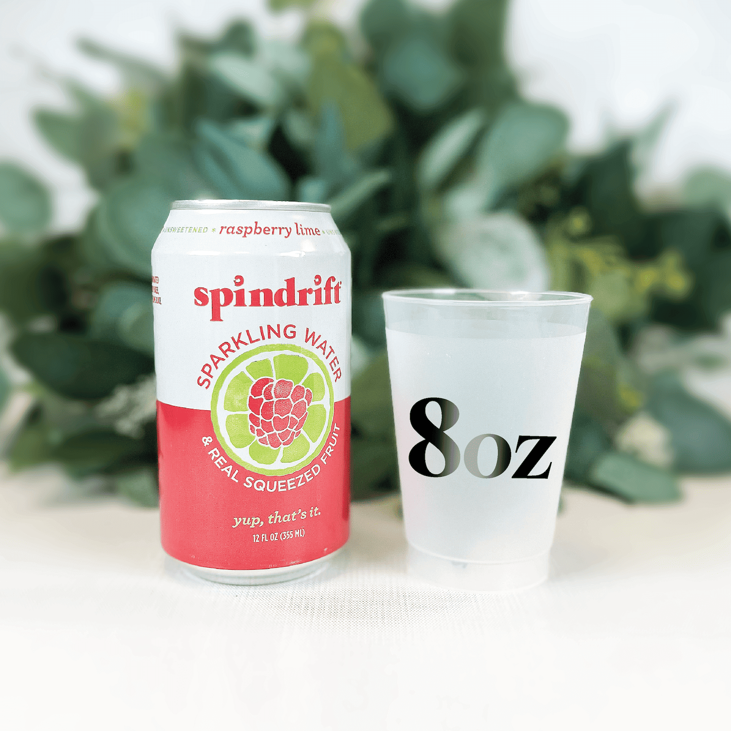 8oz Custom Frosted Shatterproof Cups