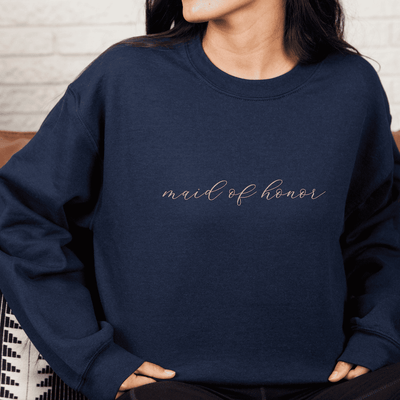 Bridal Party Embroidered Sweatshirt