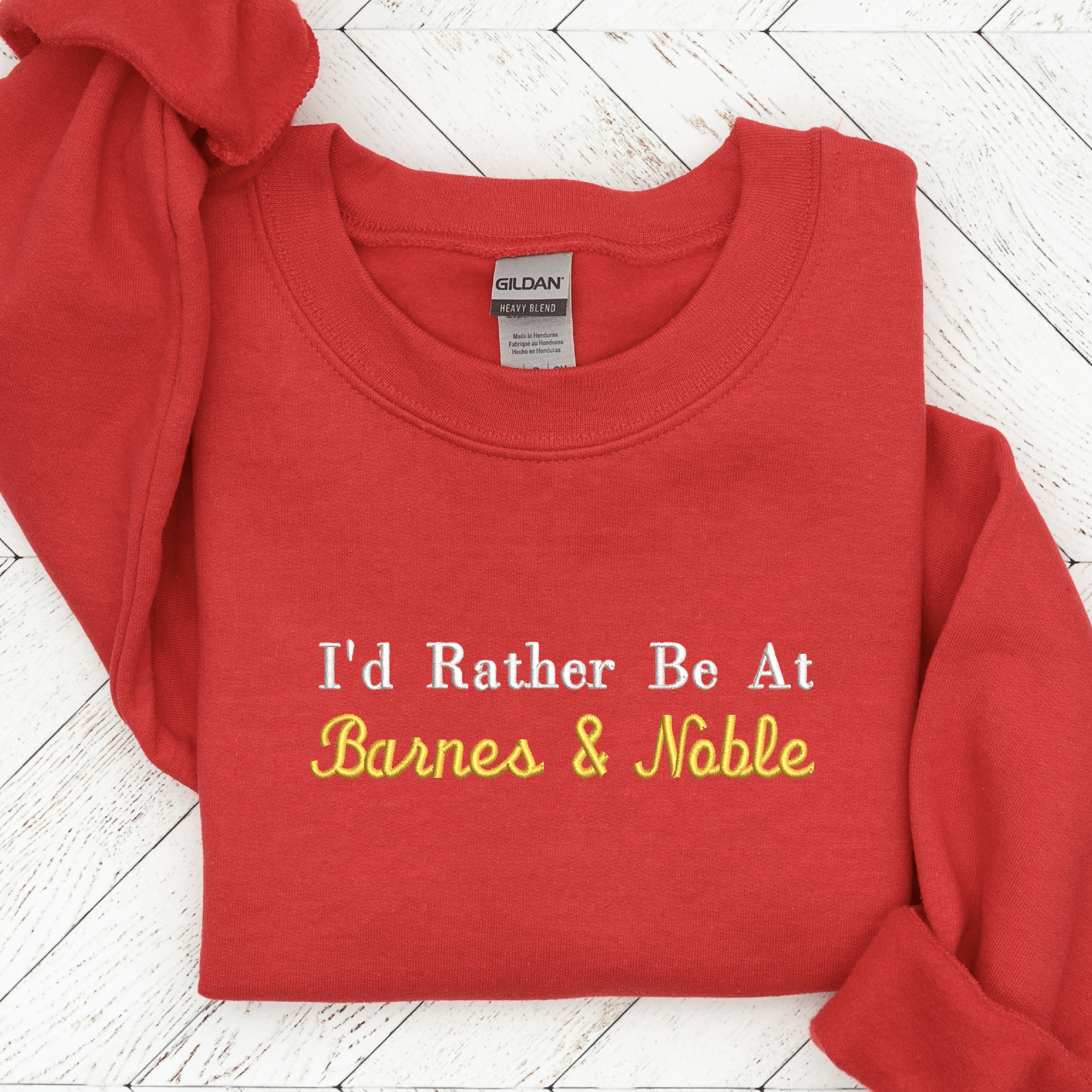 I'd Rather Be At Custom Sweatshirt - Sweatshirt - Embroidery