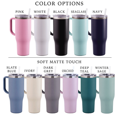 Personalized 40oz Tumbler - Barn Street Designs