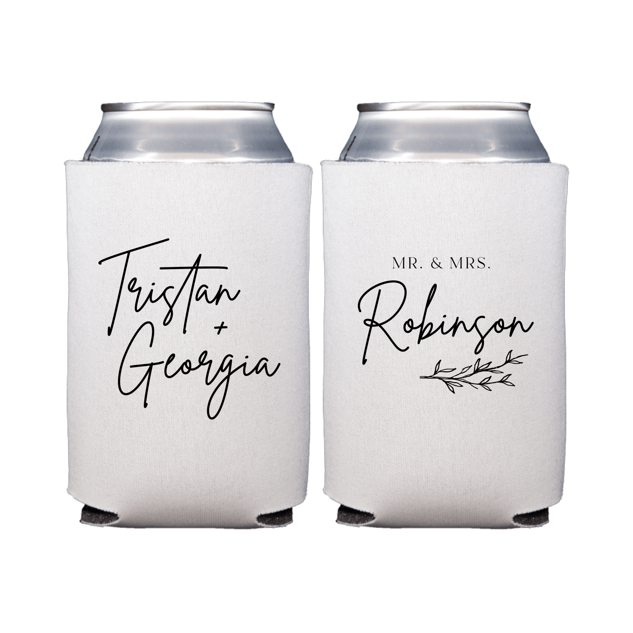 Custom Can Coolers for Wedding Party Favors - Can Cooler