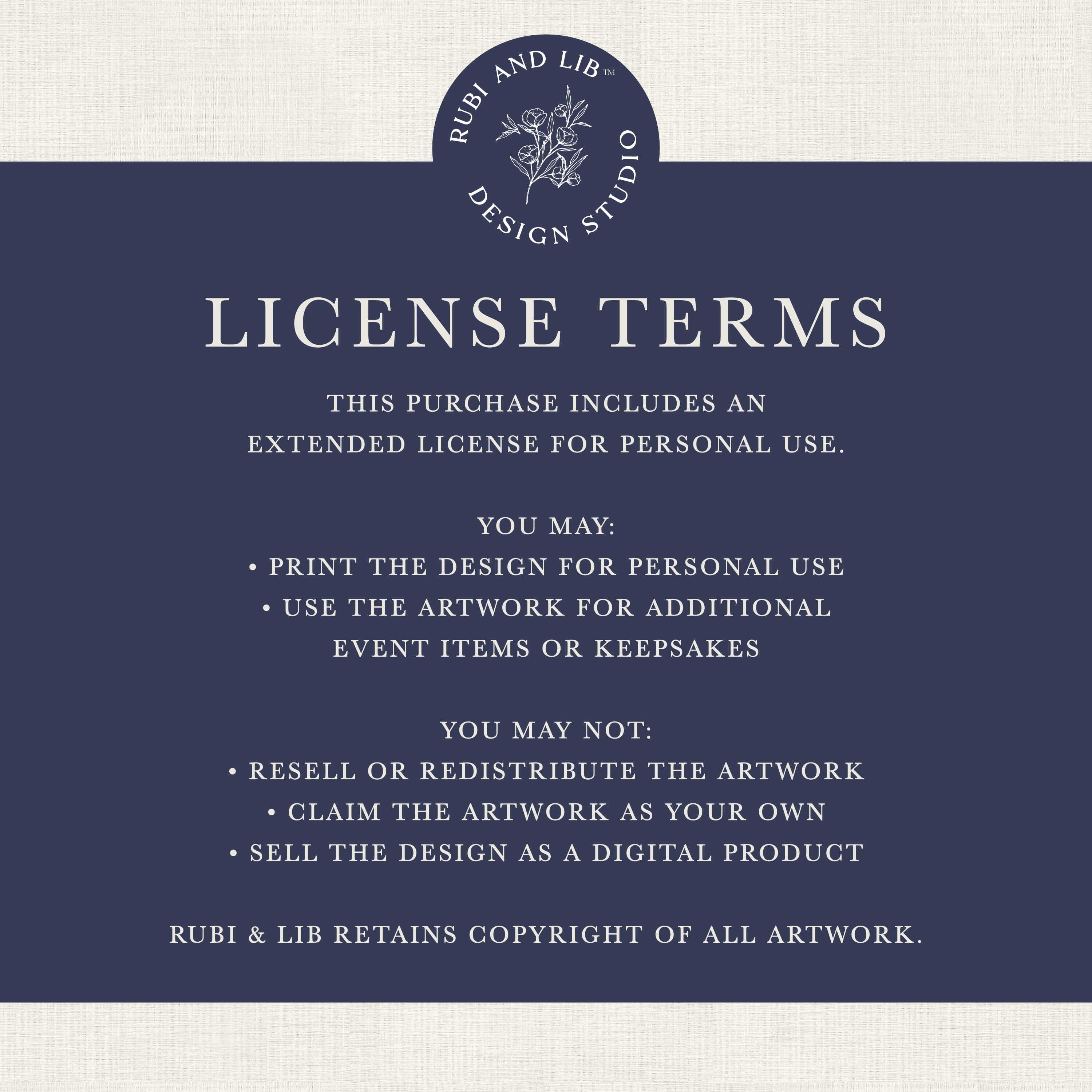 Custom Design Digital File + Extended License