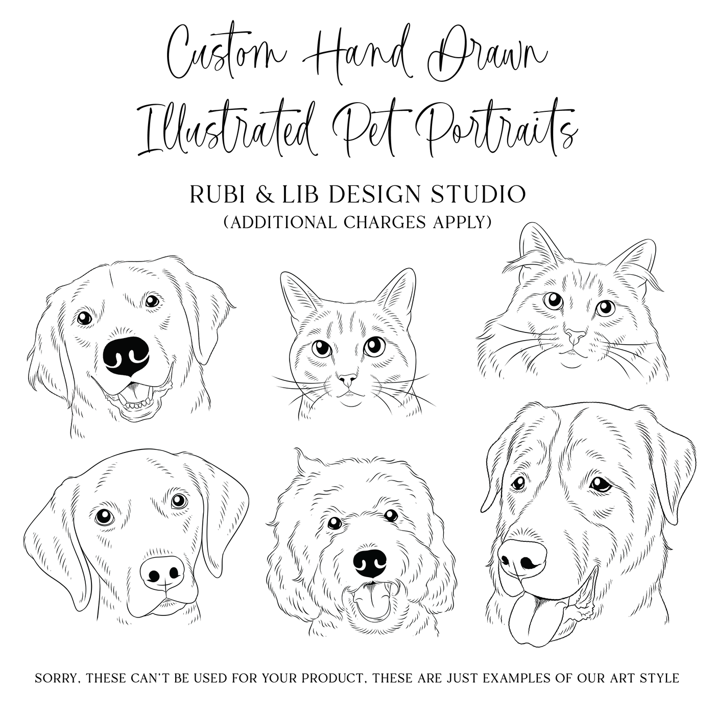 Illustrated Pet Wedding Frosted Plastic Cups