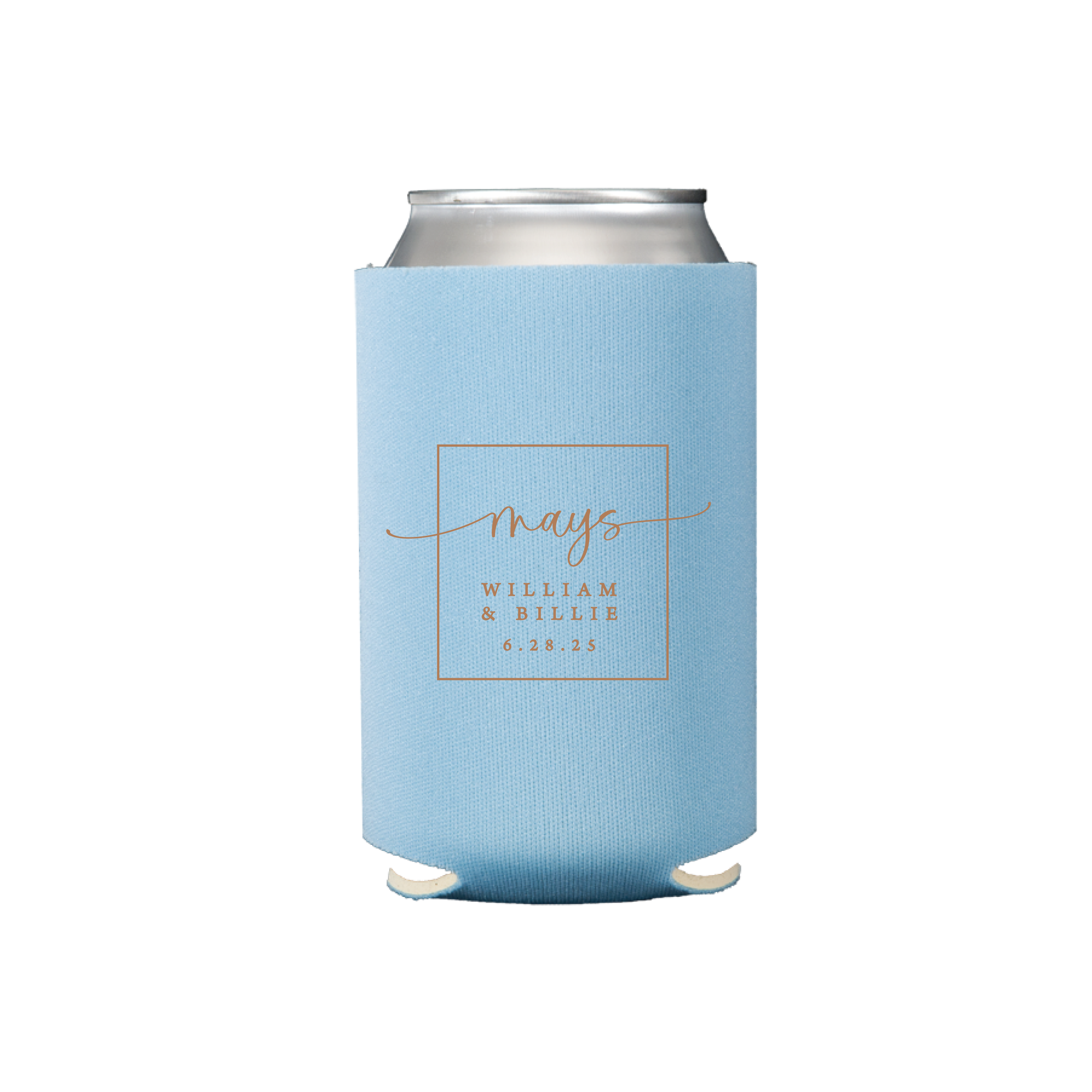 Custom Wedding Reception Bar Can Coolers - Can Cooler