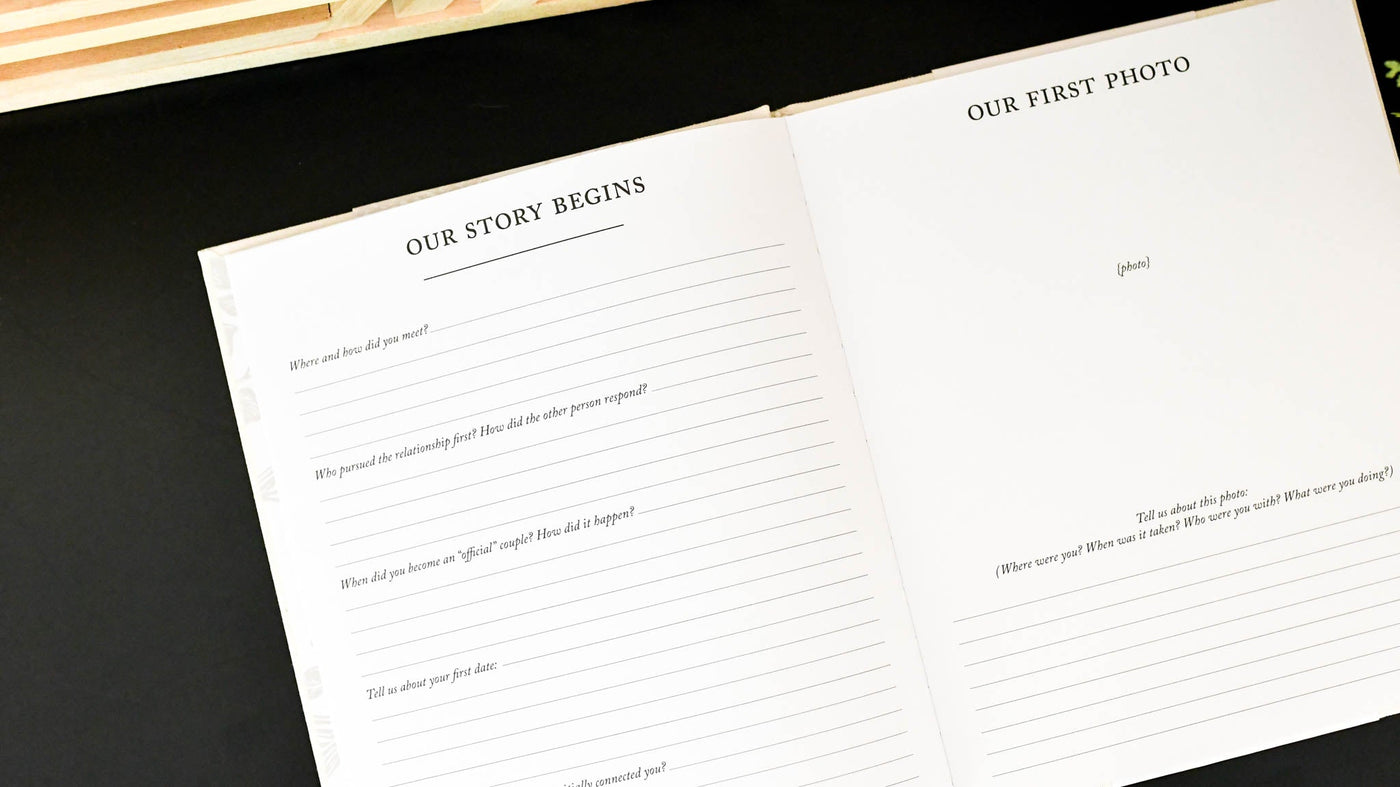 Love Story Couples Journal Gift Set