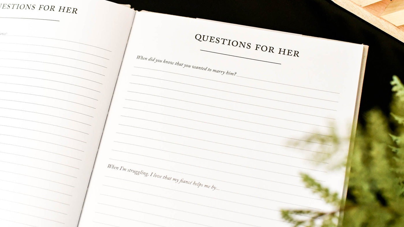 Love Story Couples Journal Gift Set