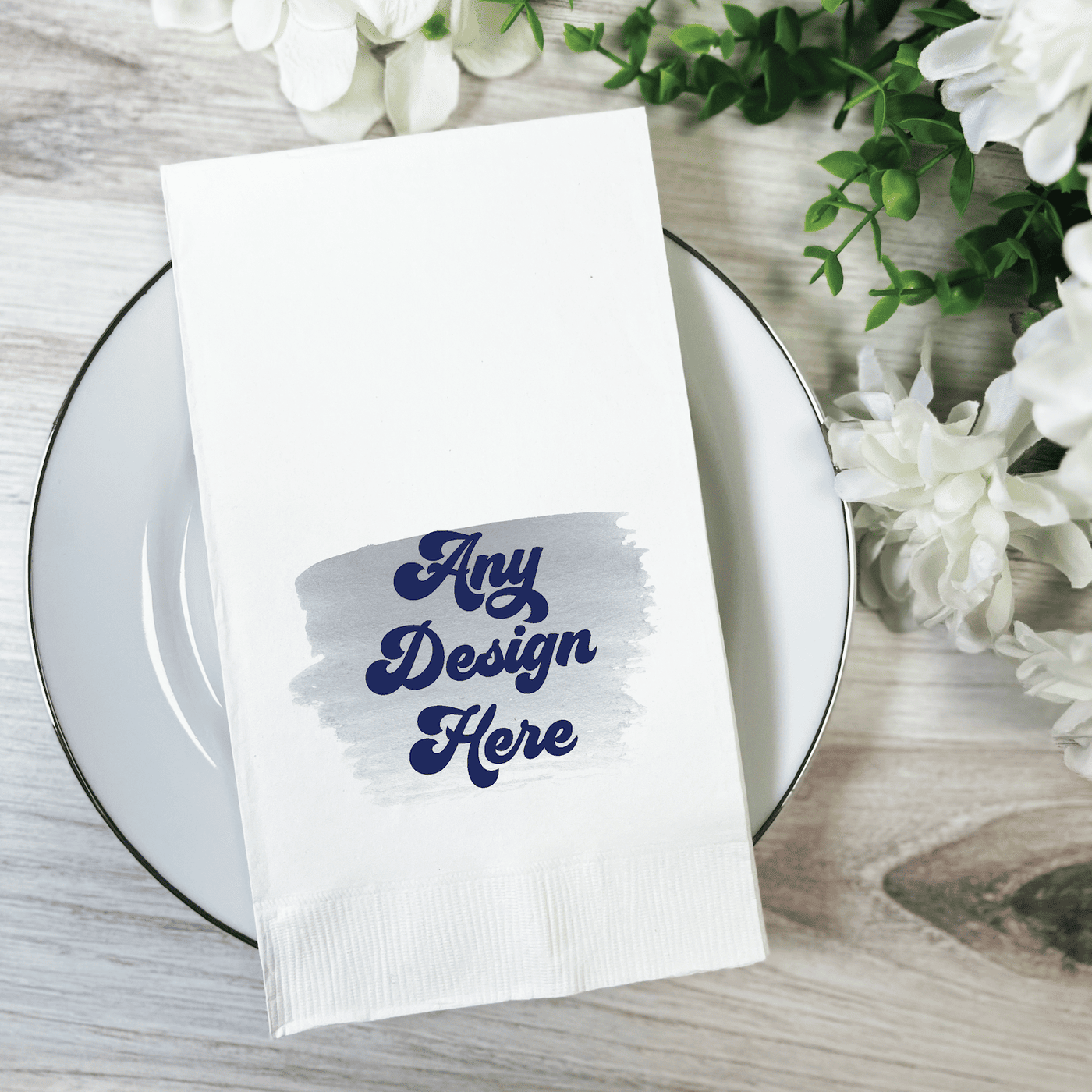 Full Color Logo Guest Towel Napkins