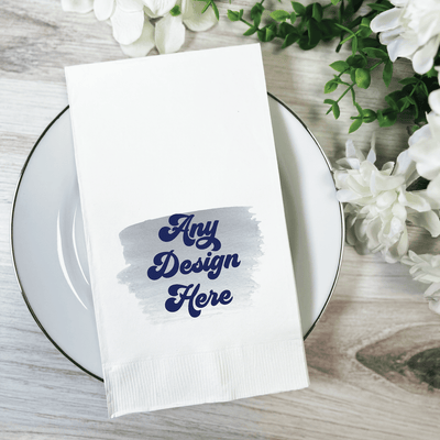 Full Color Logo Guest Towel Napkins