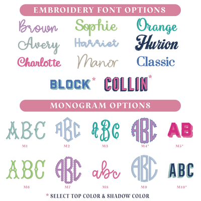 Monogrammed Quarter Zip Sweatshirt - Barn Street Designs