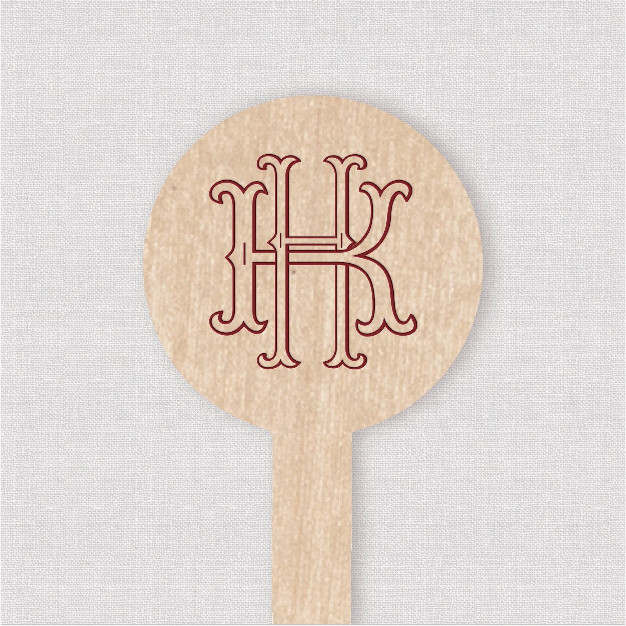 Intertwined Monogram Drink Stir Stick