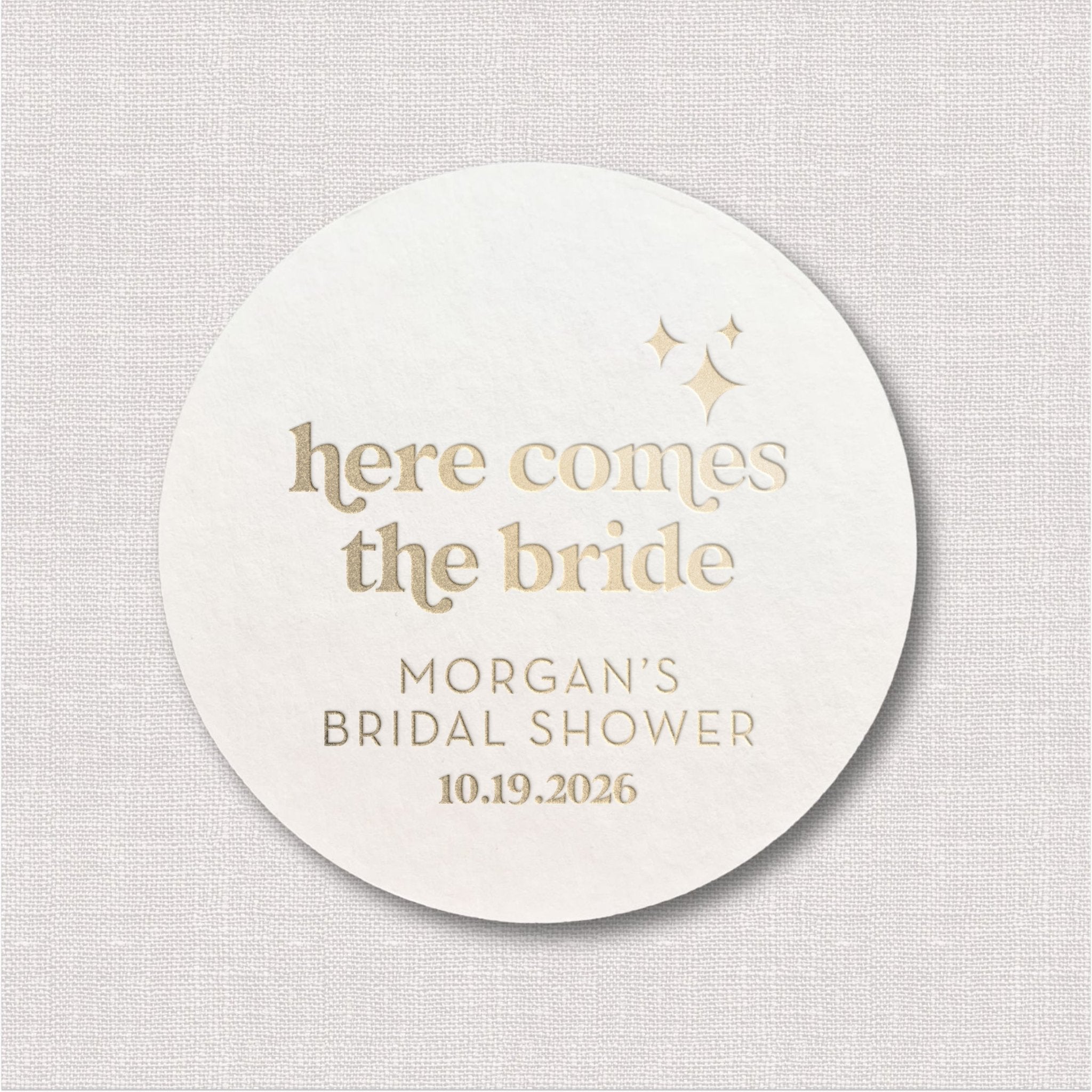 Here Comes The Bride Coasters