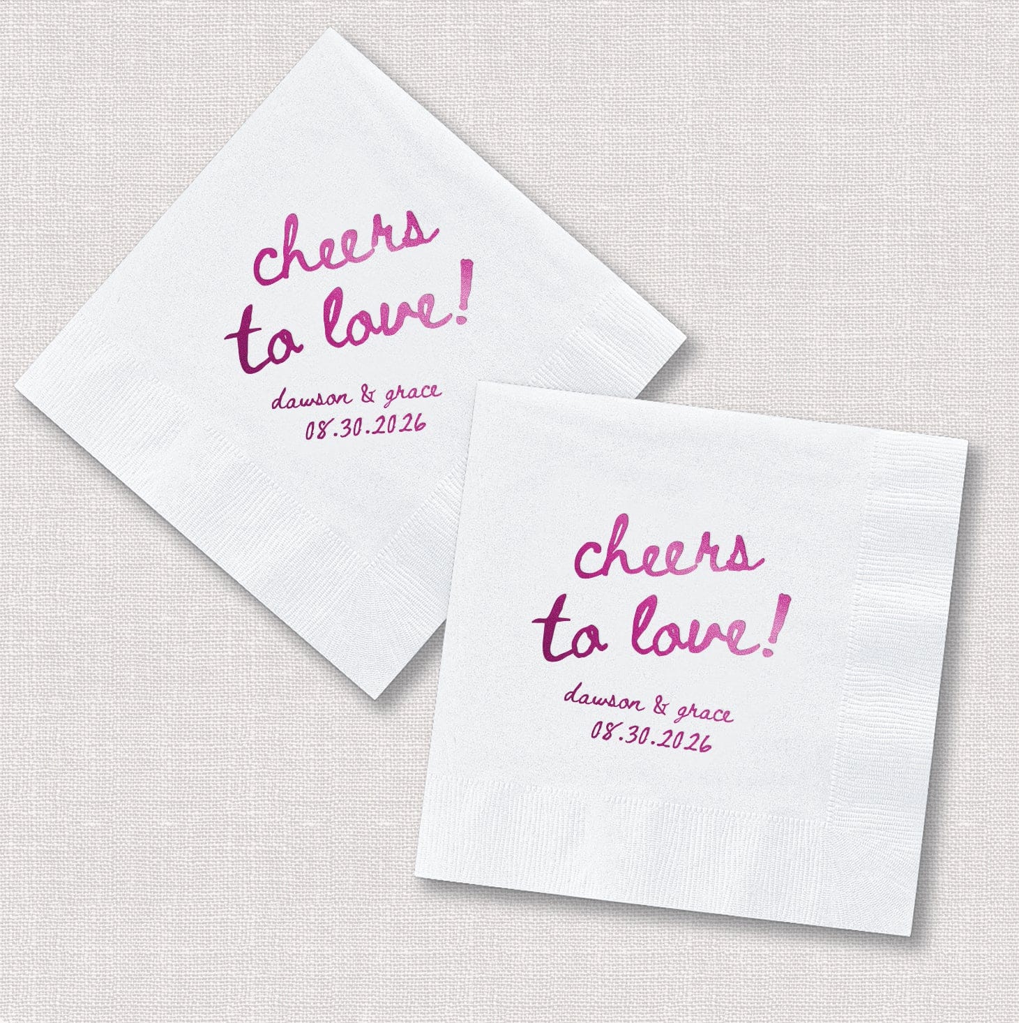 Cheers to Love Wedding Collection | Personalized Wedding Bundle