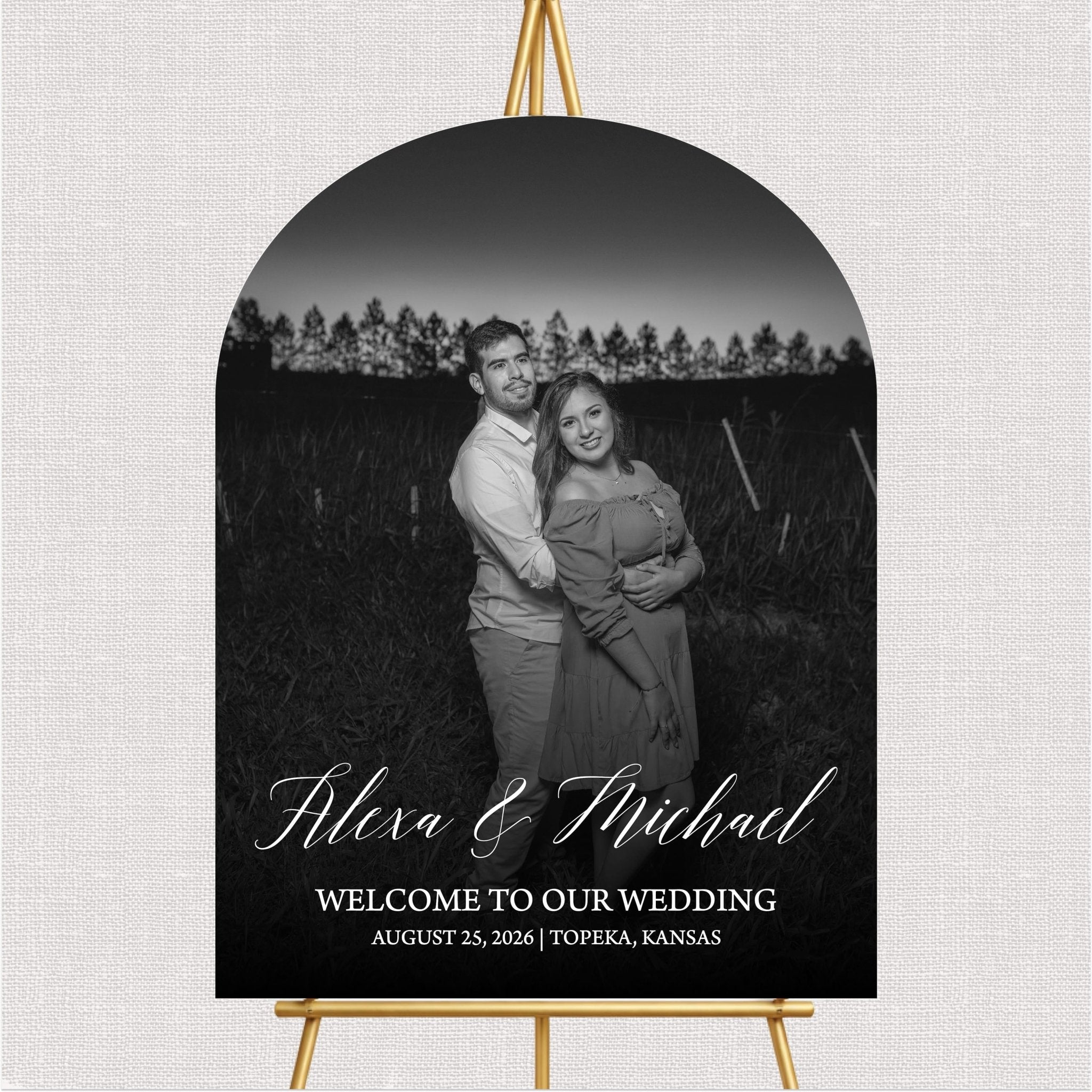 Welcome to our Wedding Photo Sign