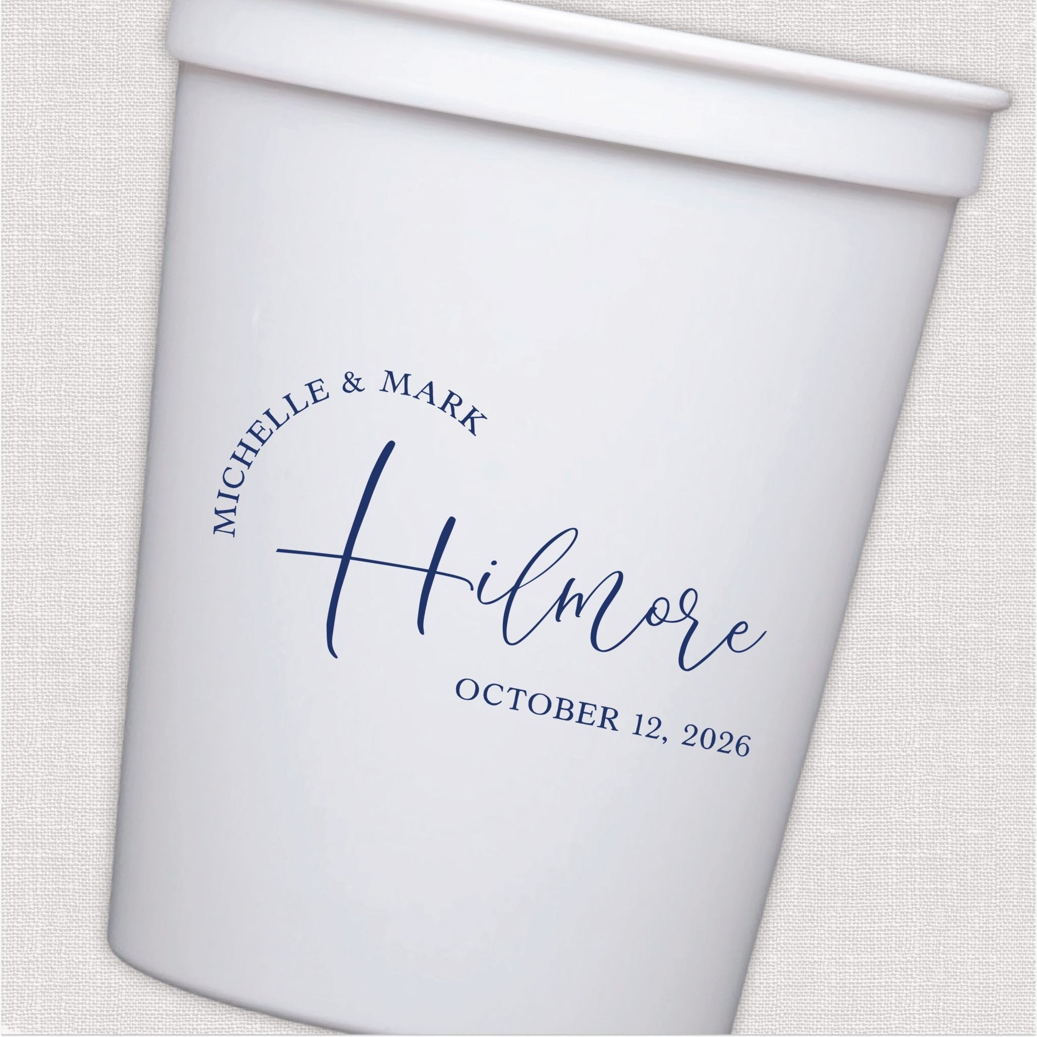 Personalized Wedding Cups for Cocktail Hour