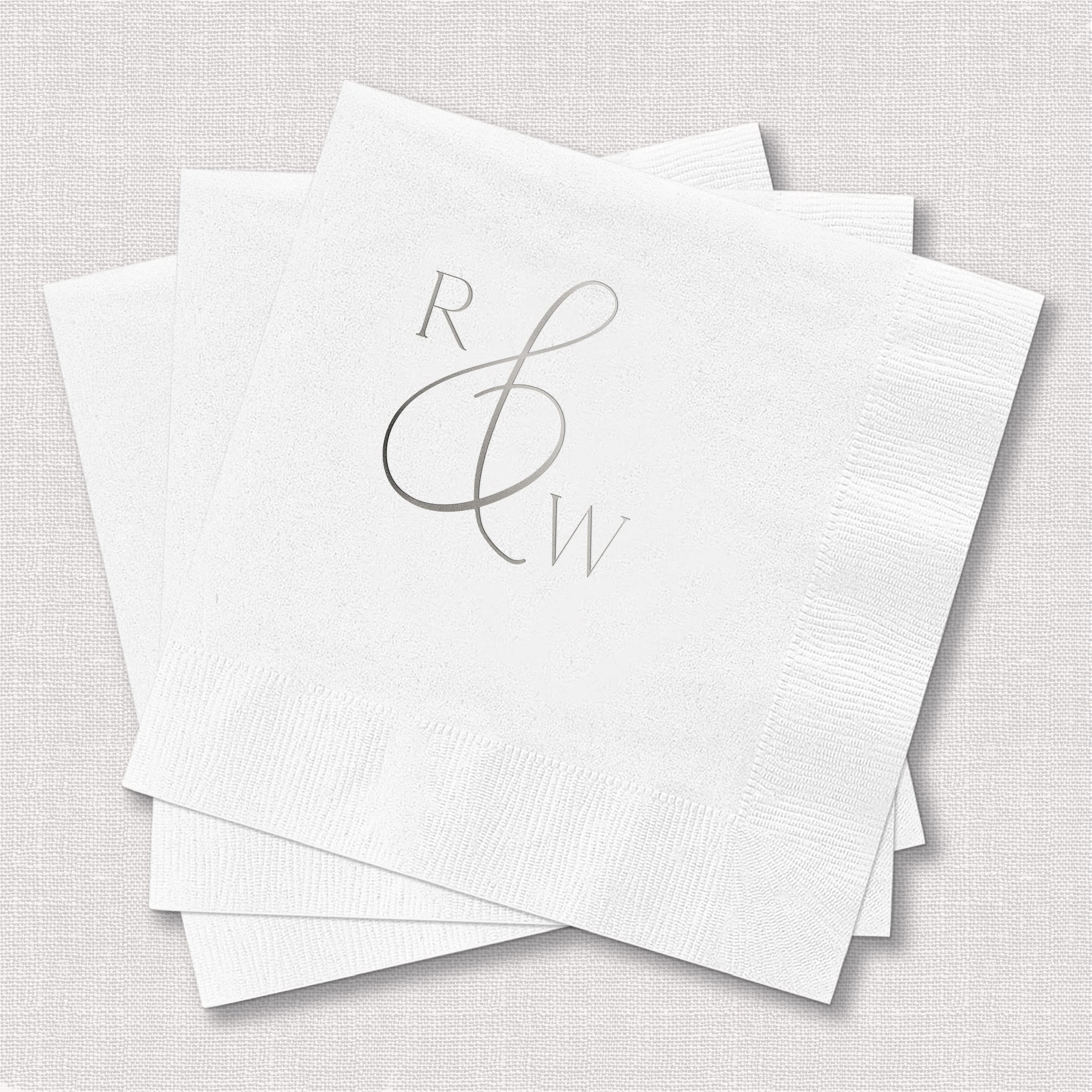 Monogrammed Wedding Napkins