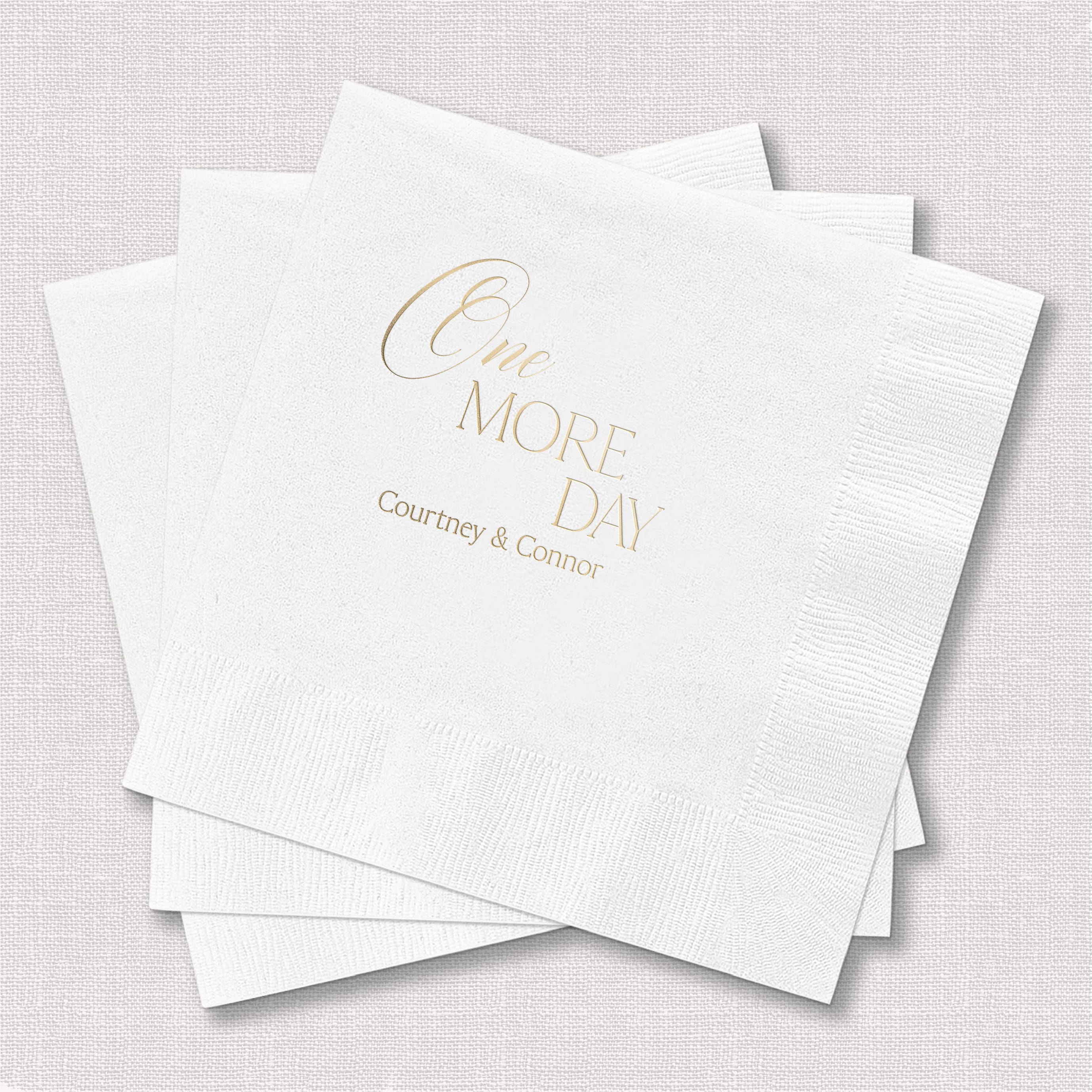 One More Day Rehearsal Cocktail Napkins