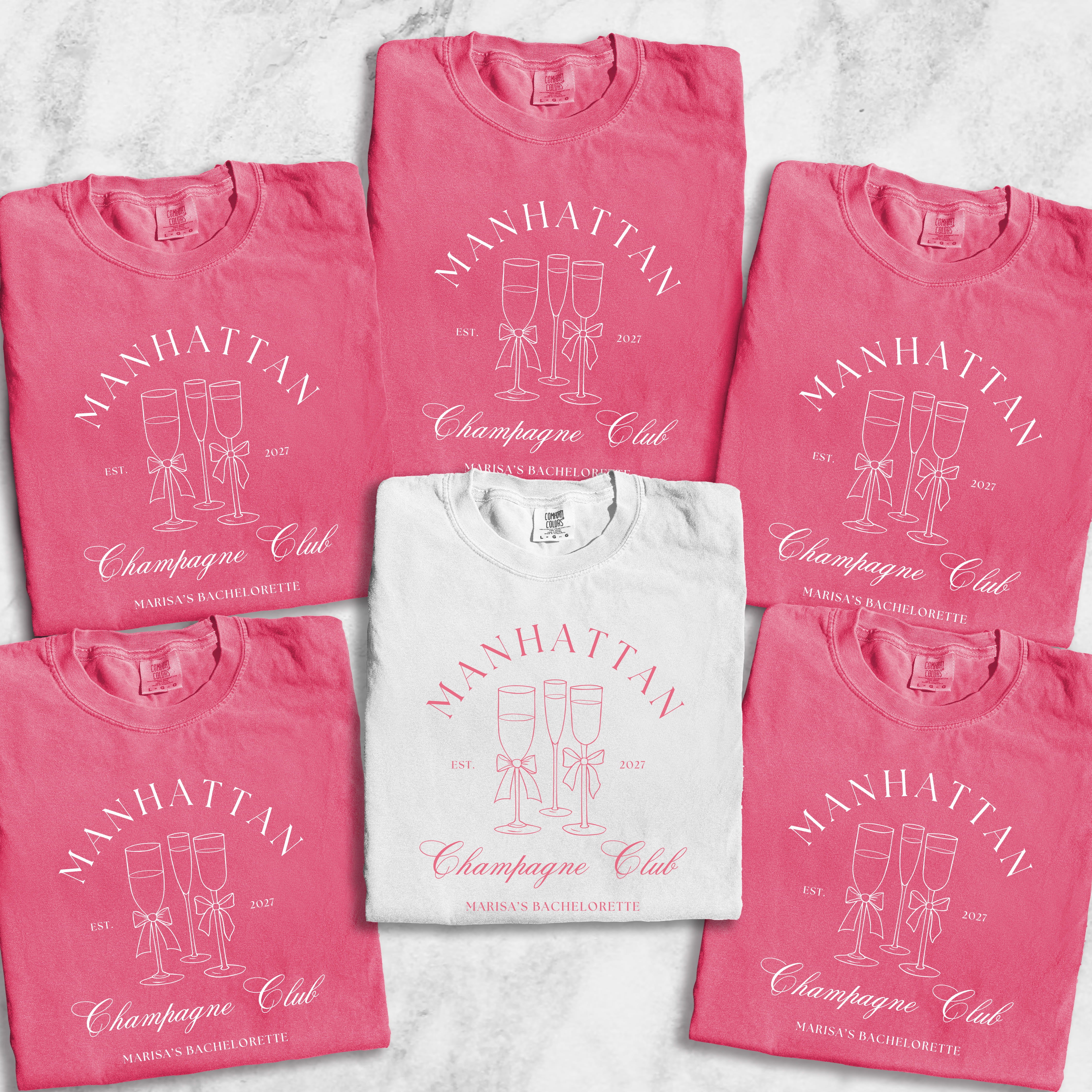 Champagne Club Bachelorette T-Shirt