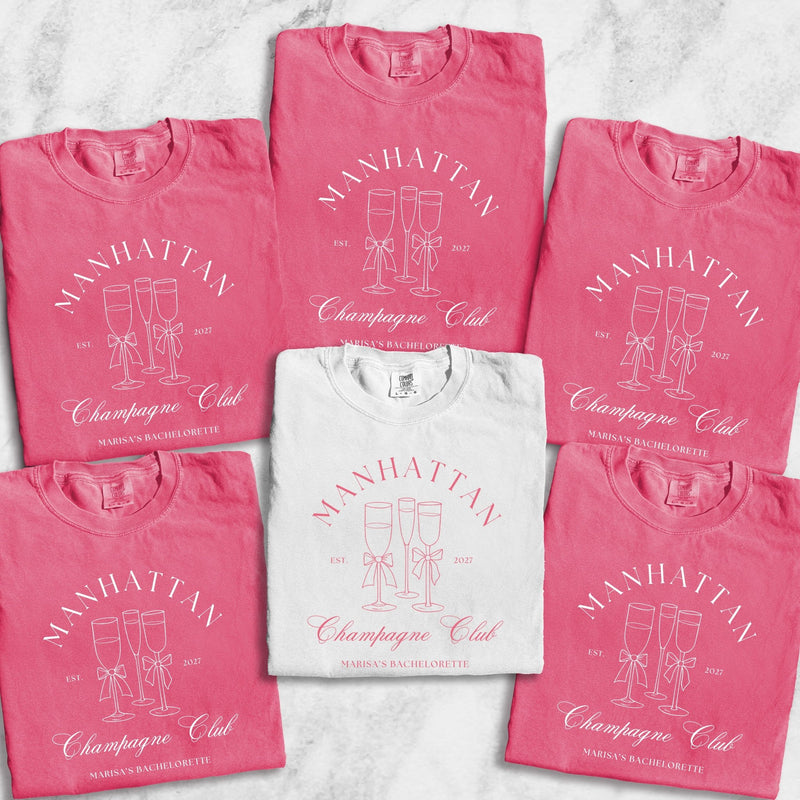 Champagne Club Bachelorette T-Shirt