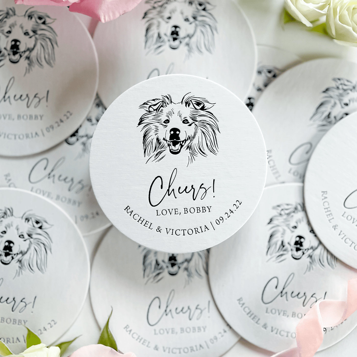 Custom Illustrated Pet Coasters