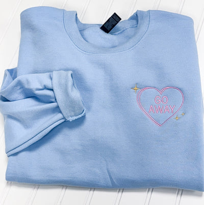 Personalized Candy Heart Valentine Sweatshirt