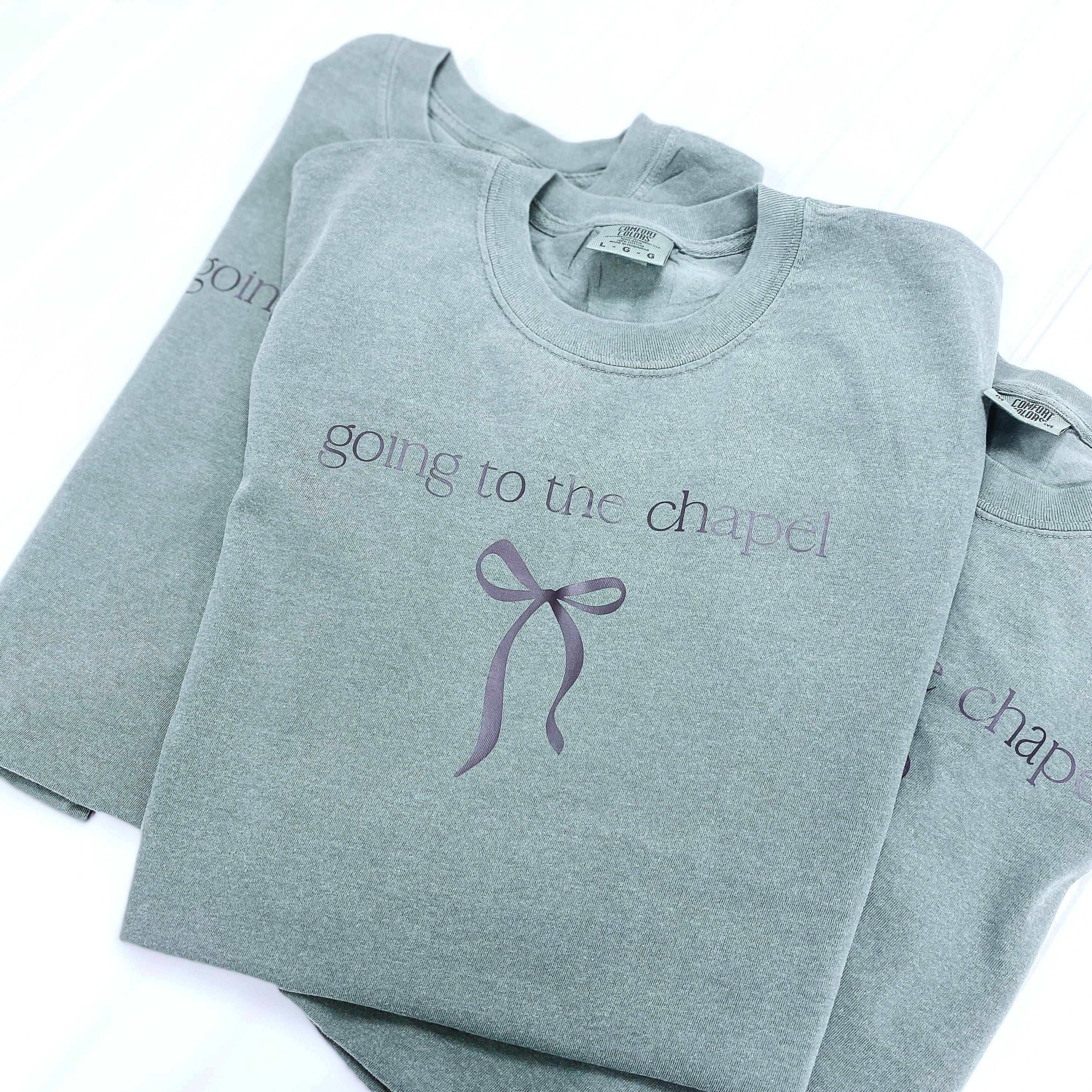 Going to the Chapel T-Shirt - December Bride Club Tee Design - Tshirt - DTF