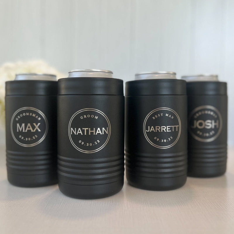 Groomsman Metal Can Cooler - Can Cooler - Metal