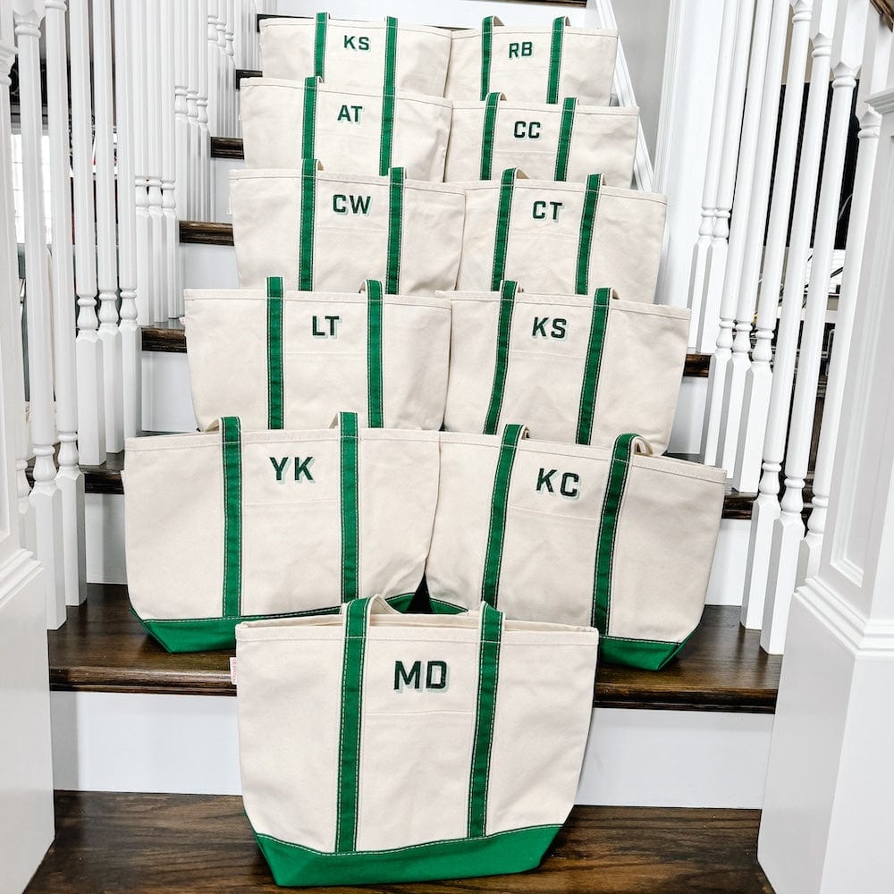 Monogrammed Tote Bag - Embroidery - Tote Bag