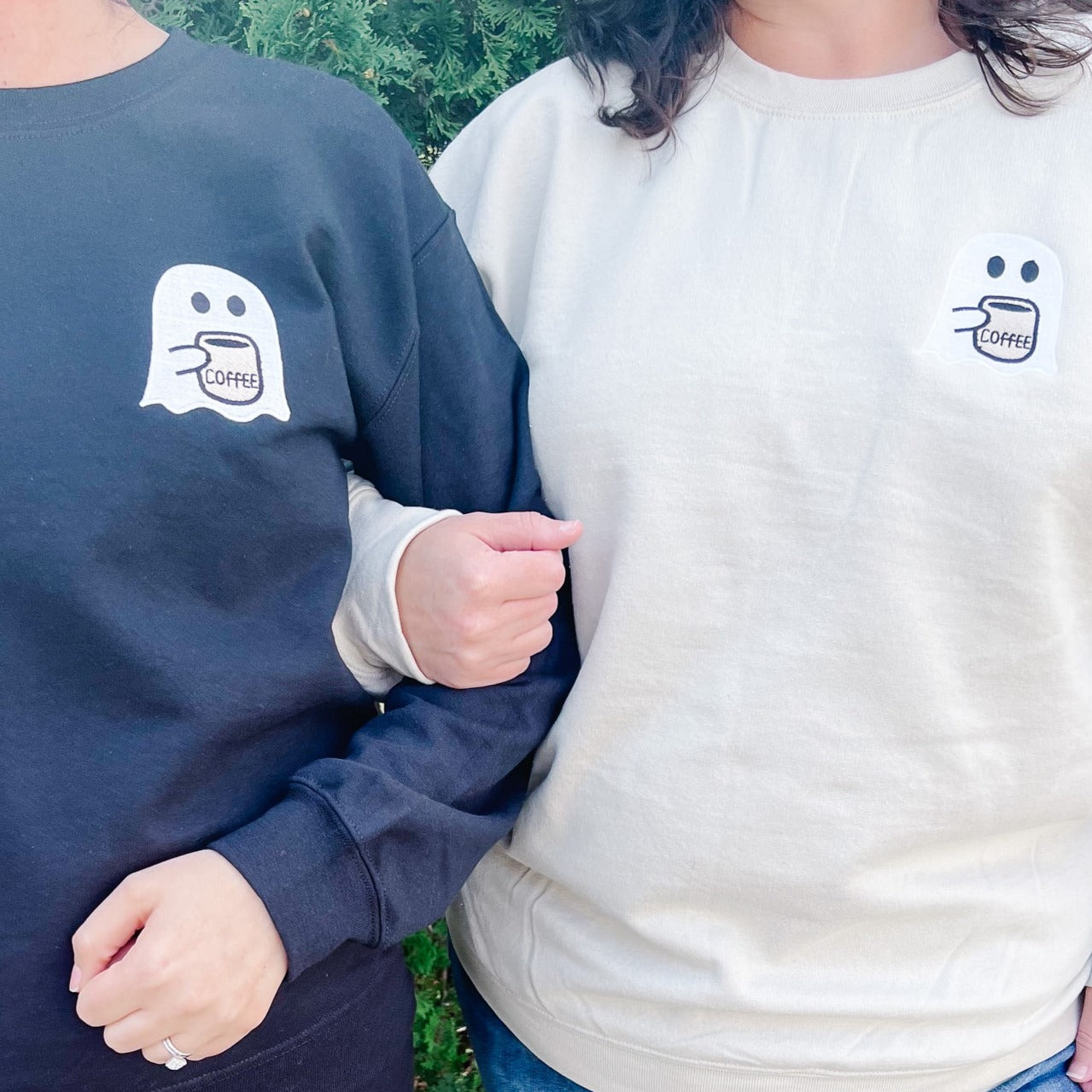 Coffee Ghost Sweatshirt - Barn Street Designs