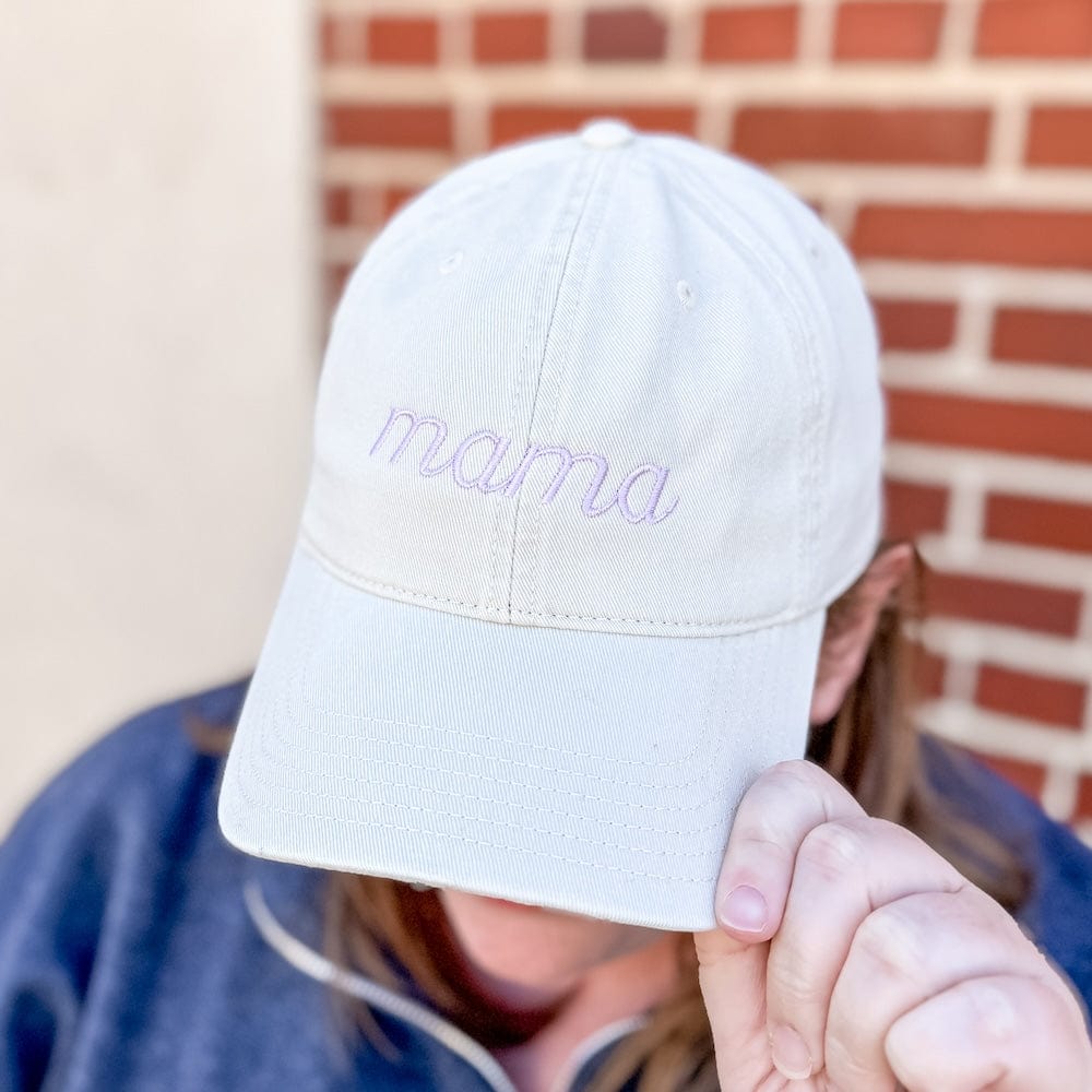 Mama Relaxed Hat - Embroidery - Hat