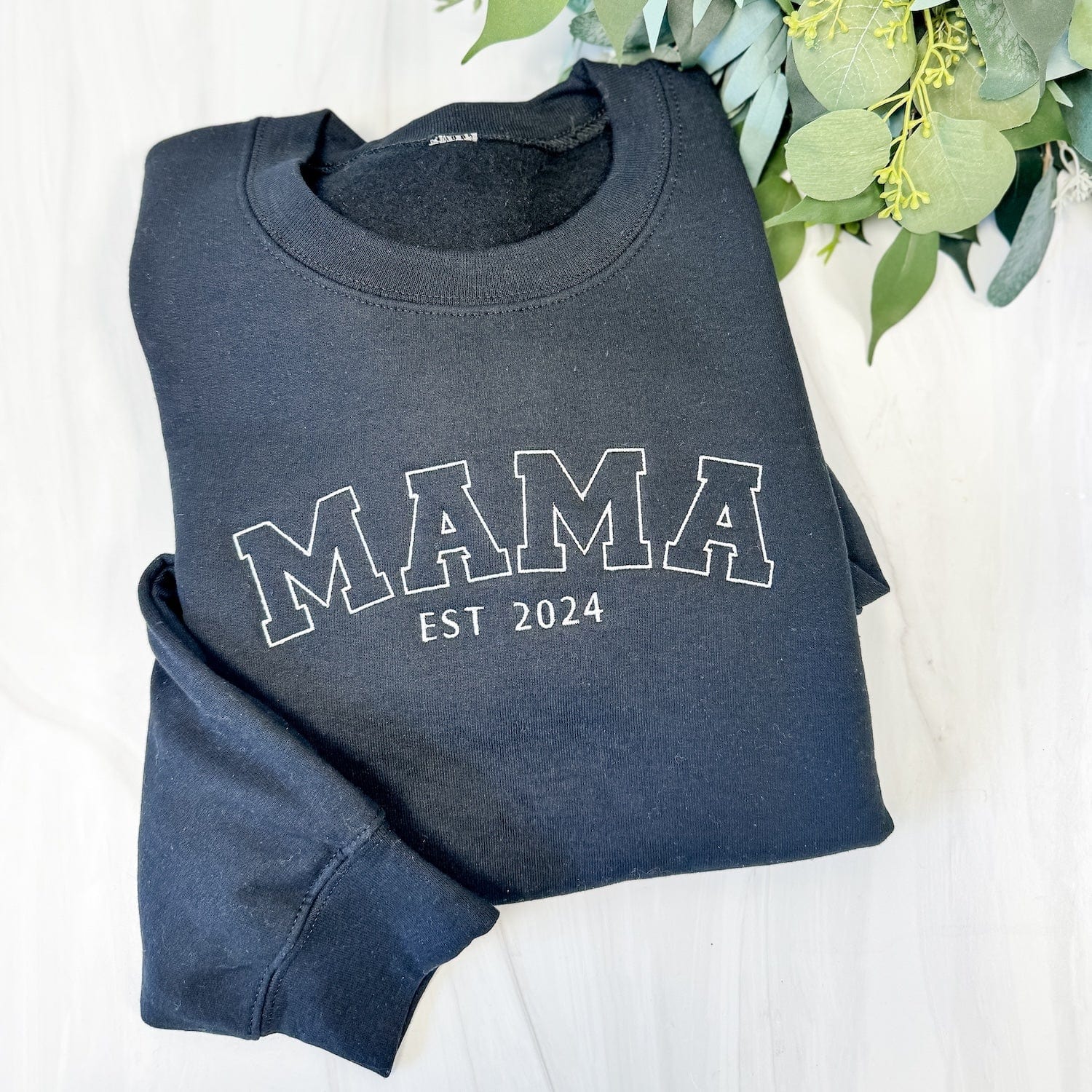 Mama Embroidered Sweatshirt - Sweatshirt - Embroidery
