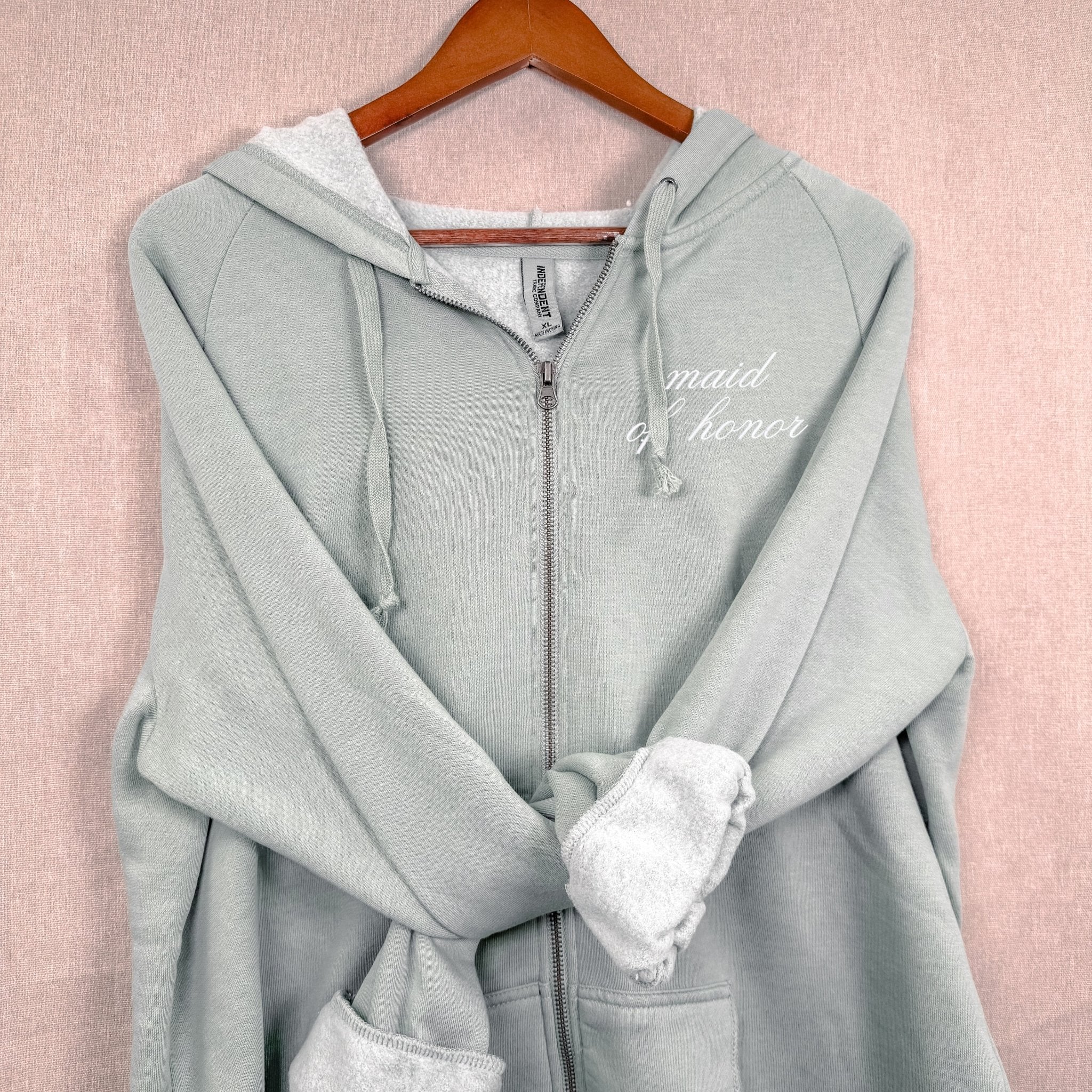 Personalized Embroidered Bridal Party Getting Ready Wear