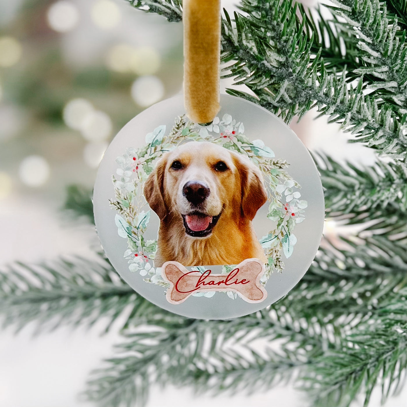 Pet Photo Christmas Ornament