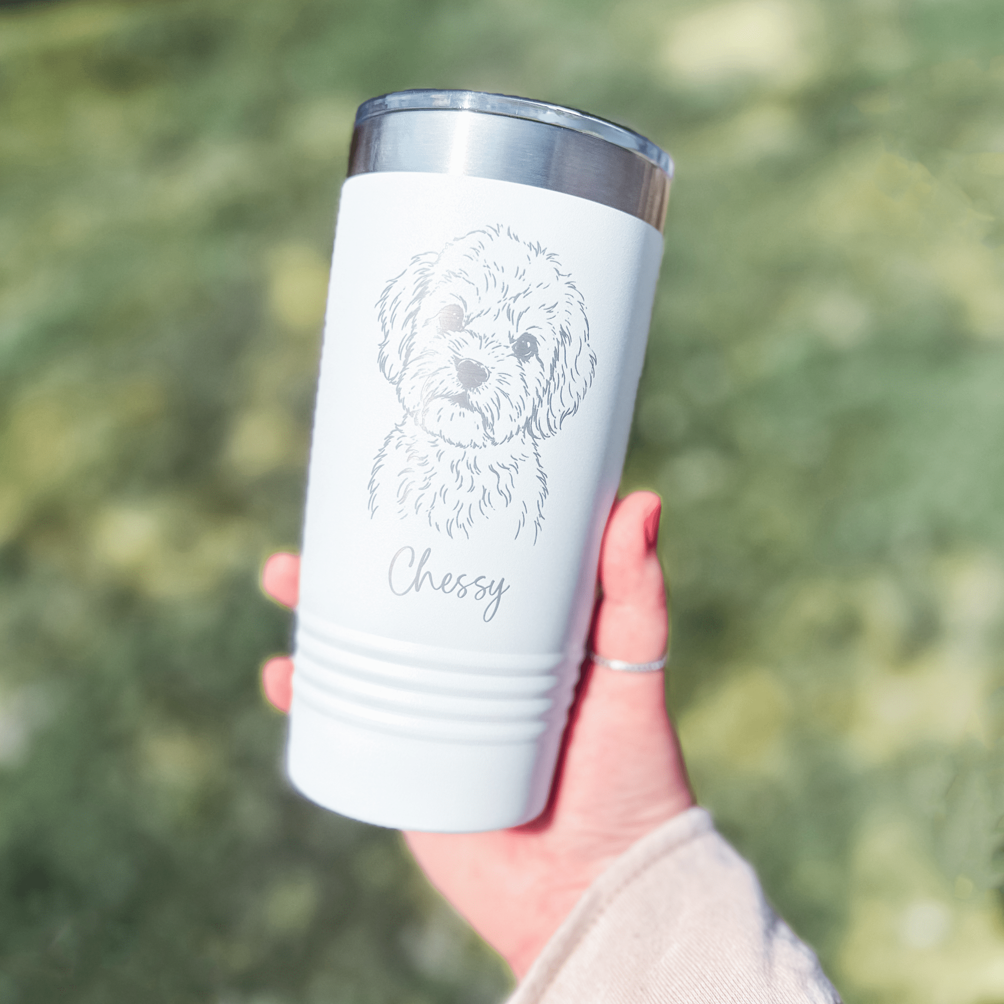 Custom Pet Portrait Tumbler