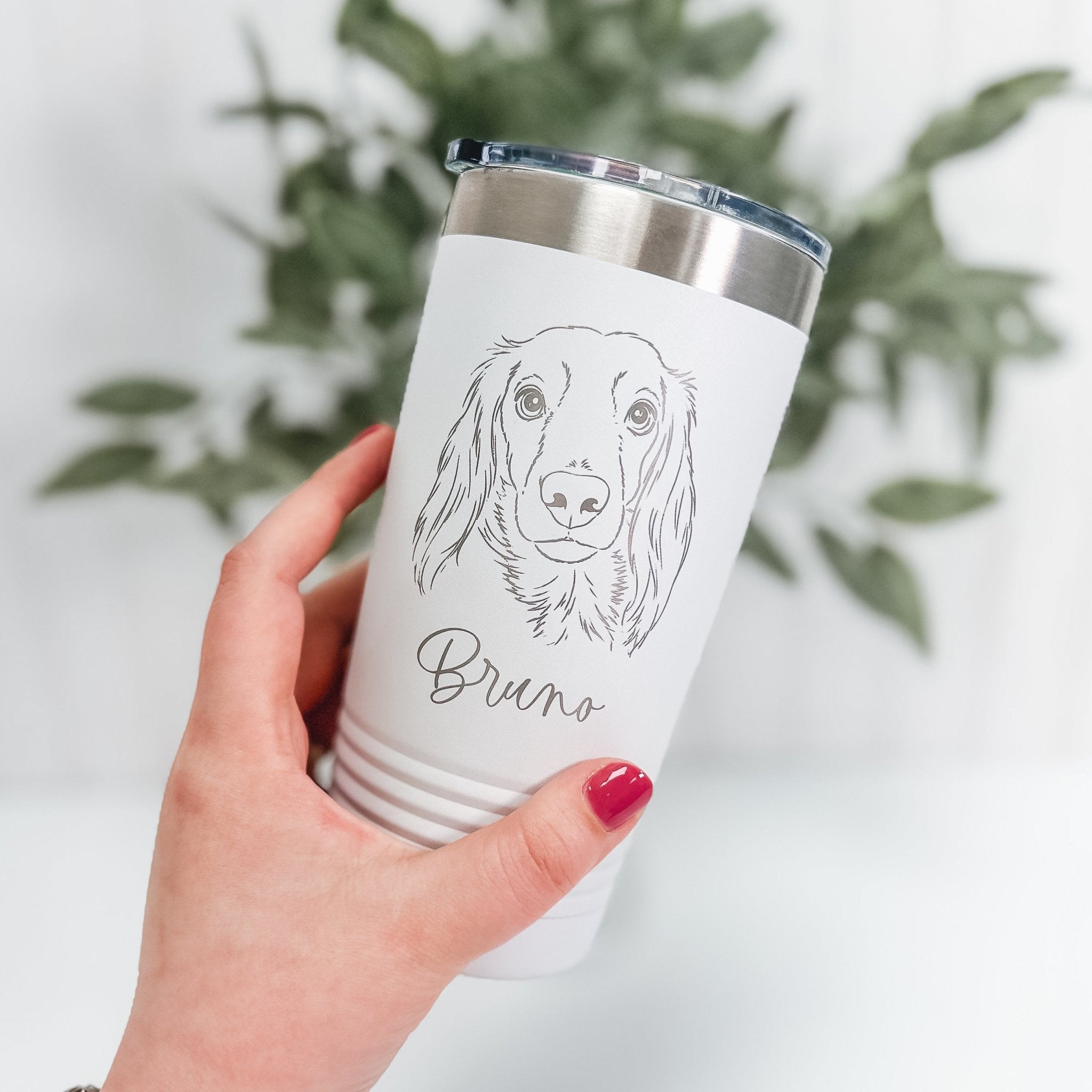 Custom Pet Portrait Tumbler