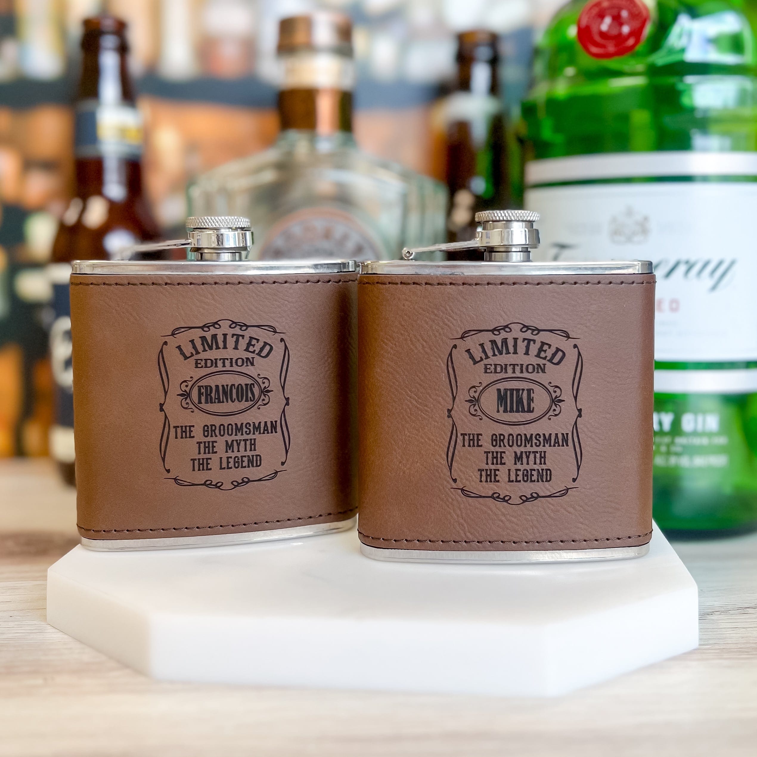Customized Flask for Groomsmen - Flask