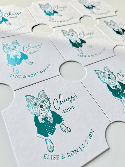 Custom Coasters Featuring Your Pet’s Illustration