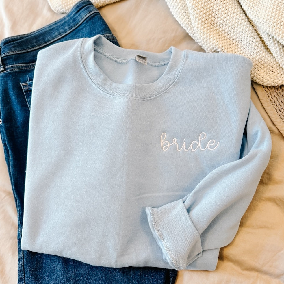 Bride Personalized Crewneck Sweatshirt