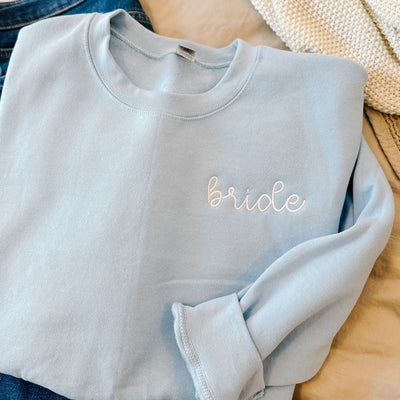 Bride Personalized Crewneck Sweatshirt