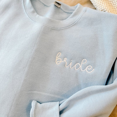 Bride Personalized Crewneck Sweatshirt