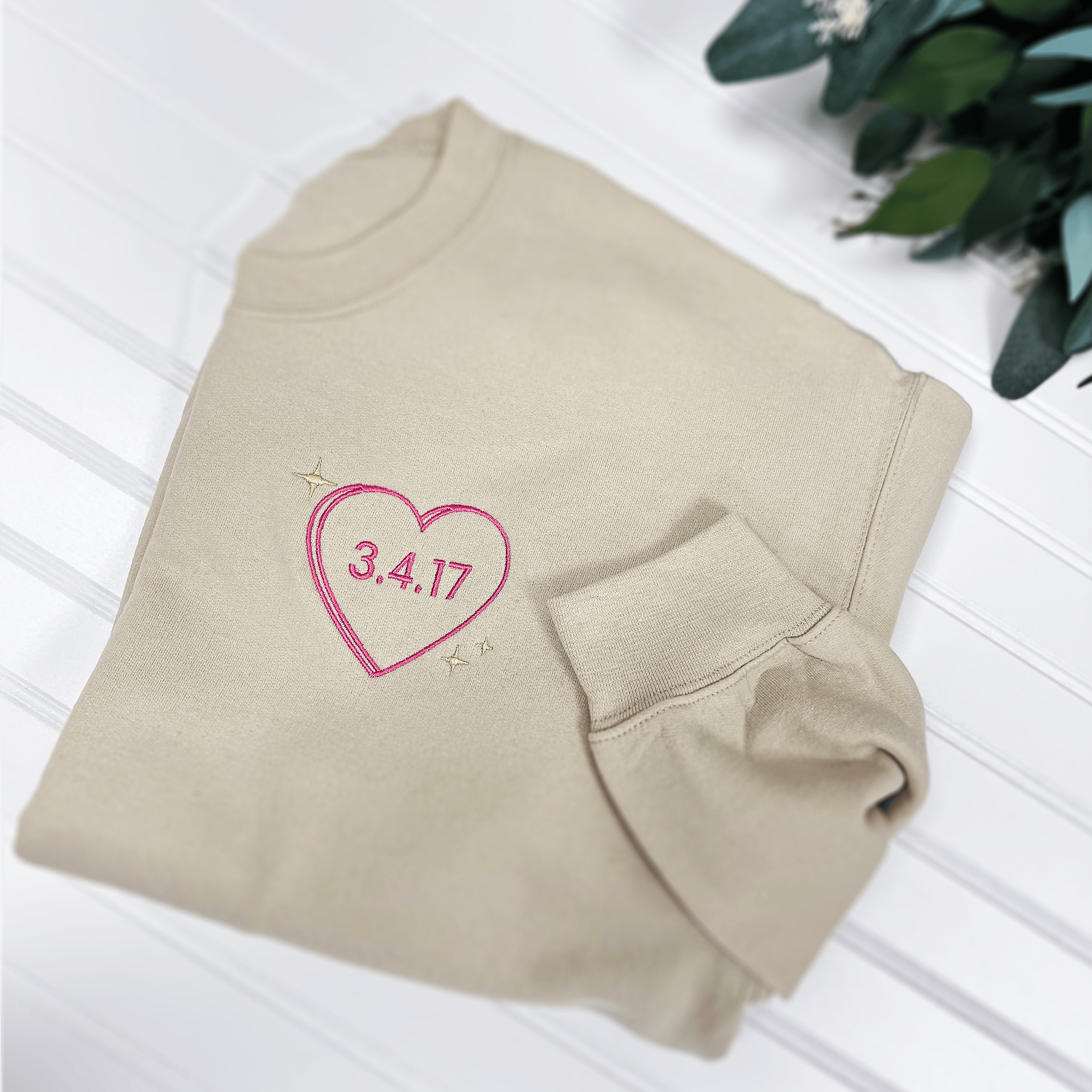 Personalized Candy Heart Valentine Sweatshirt