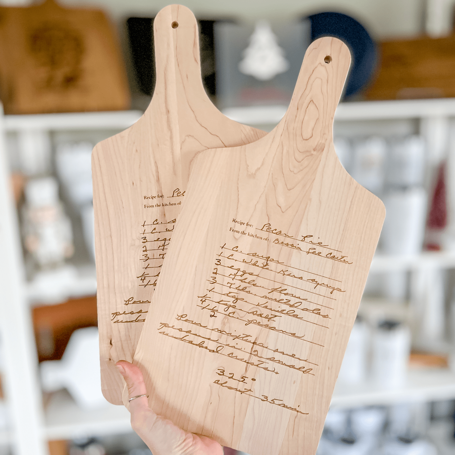 Personalized Recipe Engraved Cutting Board - Cutting Board
