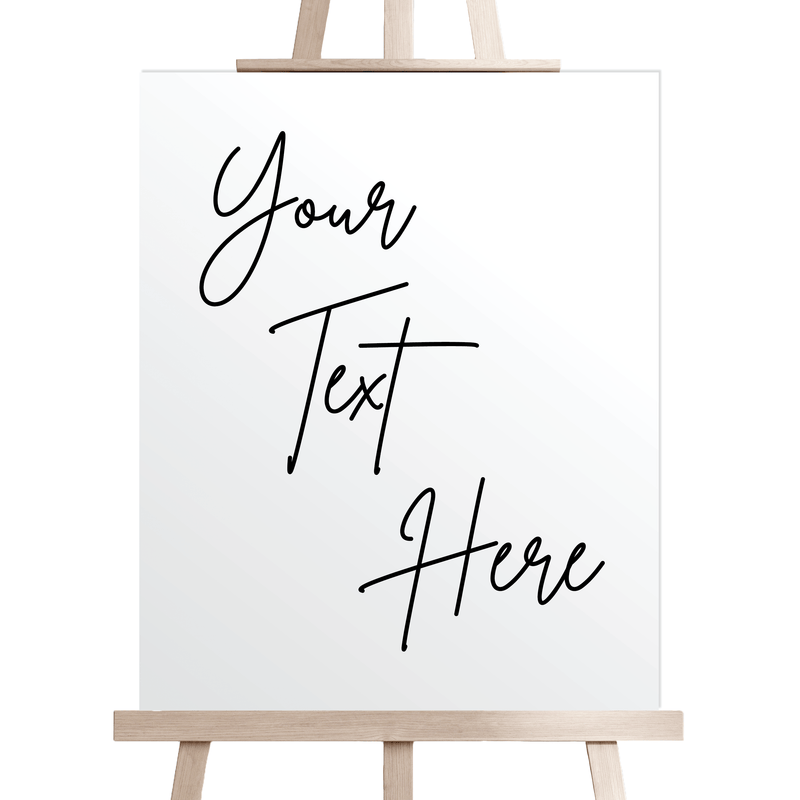 Customized Wedding Welcome Sign - Welcome Sign