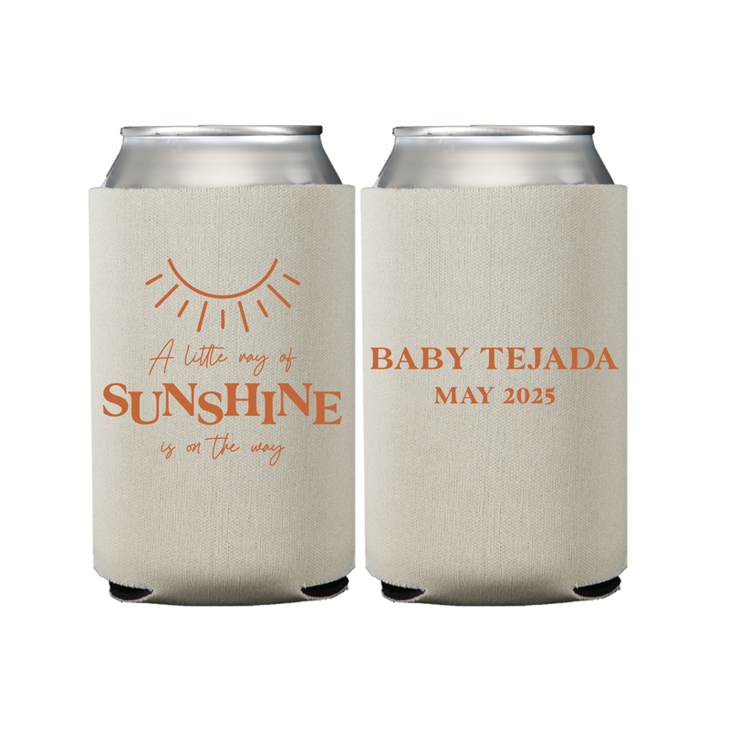 Little Ray of Sunshine Baby Shower Can Cooler - Can Cooler