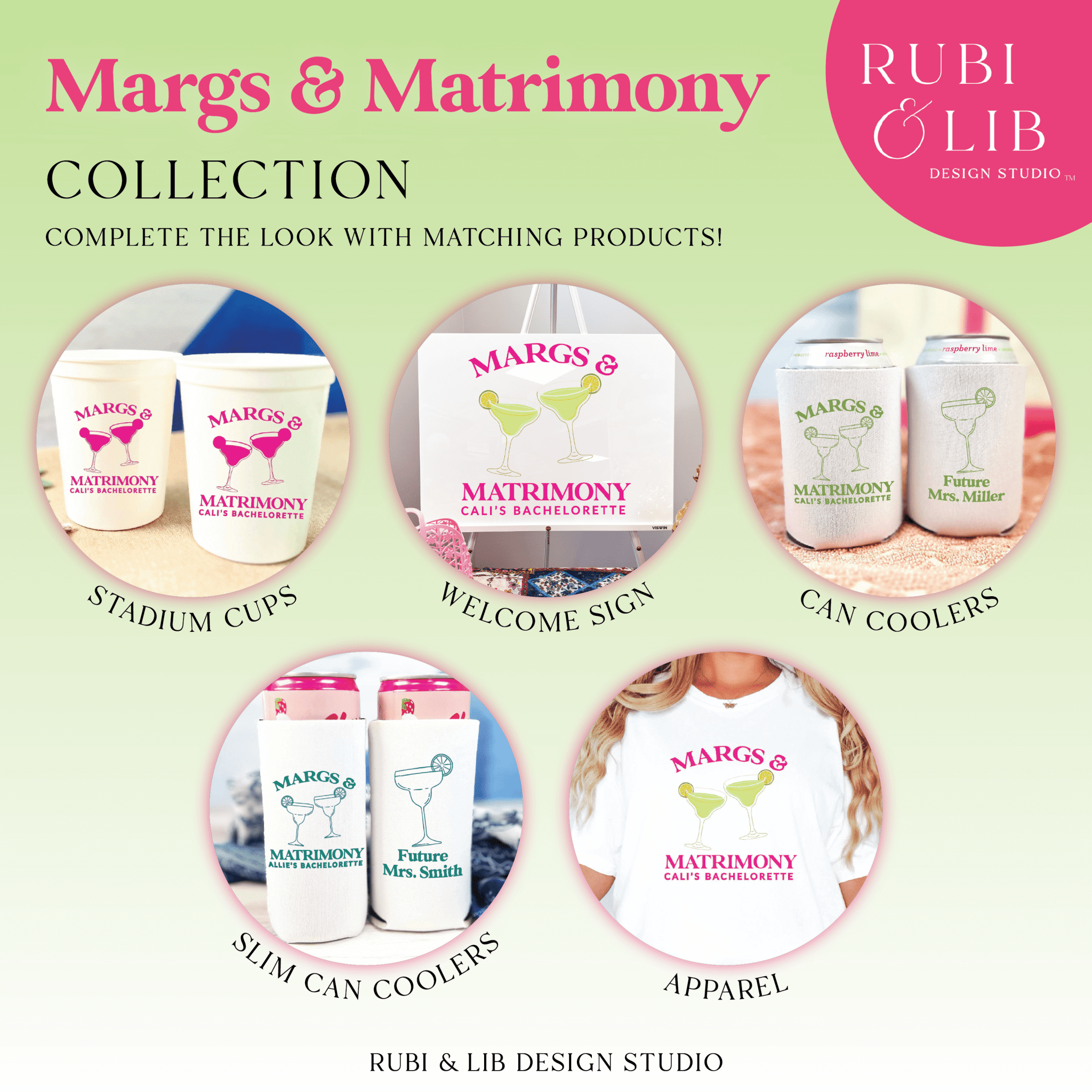 Margs & Matrimony Bachelorette Stadium Cups - Cups - Stadium - Bachelorette