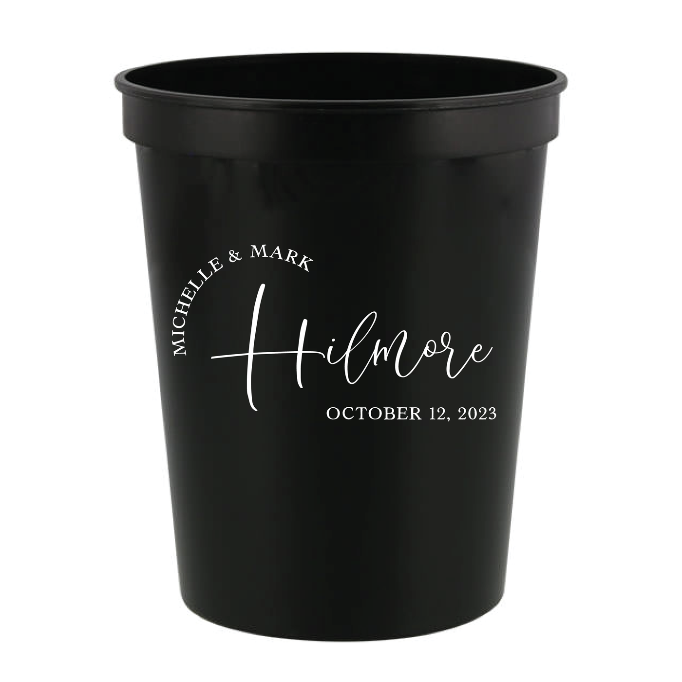 Personalized Wedding Cups for Cocktail Hour